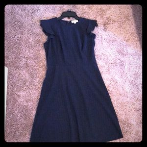 Loft pinstripe work dress